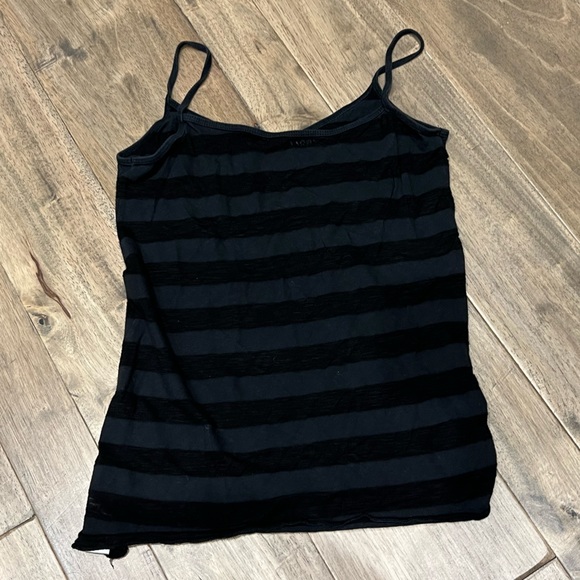 Roxy stripe pattern with butterfly, spaghetti strap tank top - Picture 3 of 5
